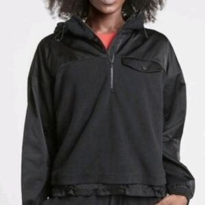 Athleta Zion Micro Fleece Half Zip Pullover Hoodie - Size M